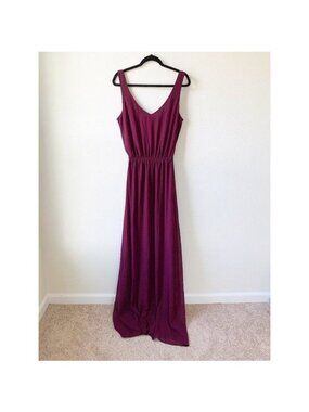 Show Me Your Mumu Kendall Merlot Red Maxi Dress Women's Medium M